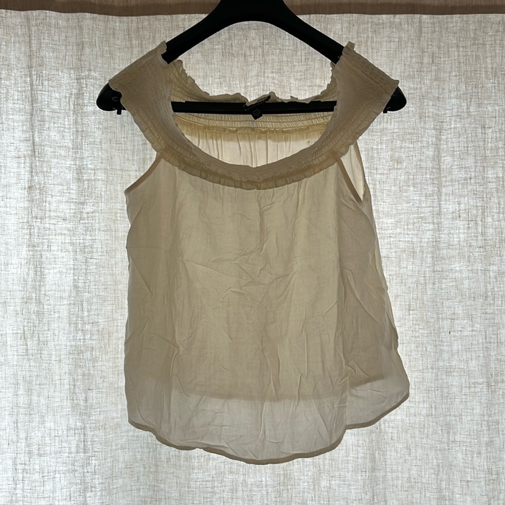 American eagle off the shoulder shirt